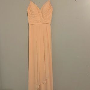Peach maxi dress